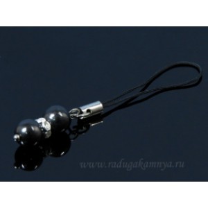 Кулон для телефона "Сияна" шарики 10мм