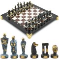 Шахматы подарочные с металлическими фигурами "Кикладский период", 250*250мм