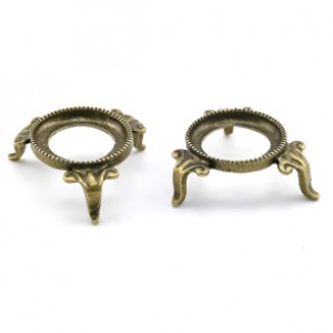 Подставка под шар/яйцо от Ø45мм, металл цвет бронза 53*49*20мм (иск.) Подставка под шар/яйцо от Ø45мм, металл цвет бронза 53*49*20мм (иск.)