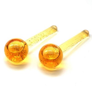 Криосферы для лица, ледяные шары для массажа, 2шт цвет желтый (иск.)