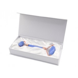 Роликовый массажер цвет голубой 143*59мм (иск.)