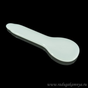 Скребок Гуаша цвет белый "Ложка" 105*34мм (иск.) Скребок Гуаша цвет белый "Ложка" 105*34мм (иск.)