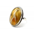 Кольцо агат " Овал " 18*26мм