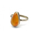 Кольцо агат " Капля " 11*17мм.