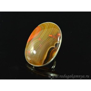 Кольцо с агатом "Овал" 35*48мм Кольцо с агатом "Овал" 35*48мм