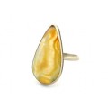 Кольцо агат " Капля " 15*29мм