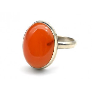 Кольцо агат " Капля " 30*41мм.