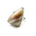 Кольцо агат переливт "Грация" 18*29мм.