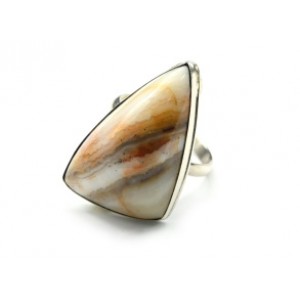 Кольцо агат переливт "Грация" 18*29мм.