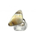 Кольцо с агатом " Грация " 21*36мм