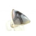 Кольцо с агатом ботсвана " Грация " 21*27мм
