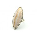 Кольцо с агатом 21*47мм Кольцо с агатом 21*47мм