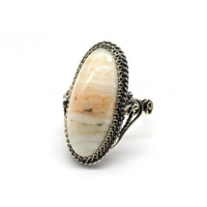 Кольцо агат переливт 15*30мм