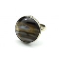Кольцо агат 21мм