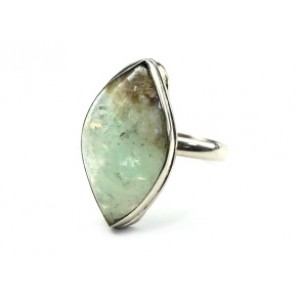 Кольцо берилл "Русалка" 13*23мм.
