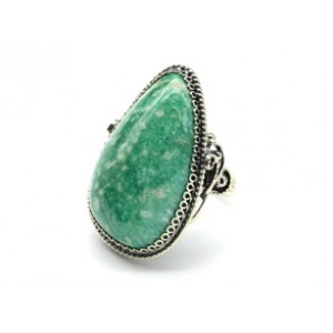 Кольцо амазонит "Грация" 21*33мм.