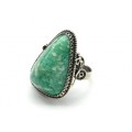 Кольцо амазонит "Грация" 23*30мм.