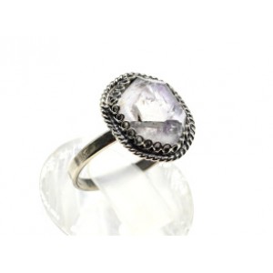 Кольцо с аметистом 13*16мм