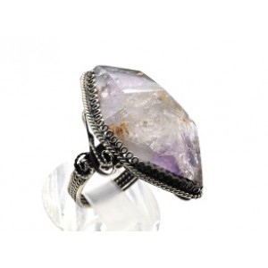 Кольцо аметист 21*37мм Кольцо аметист 21*37мм