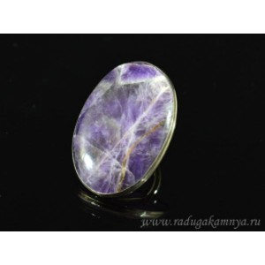 Кольцо аметист " Овал " 33*47мм