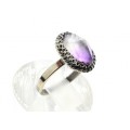 Кольцо аметист 10*14мм