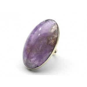 Кольцо аметрин "Овал" 28*47мм