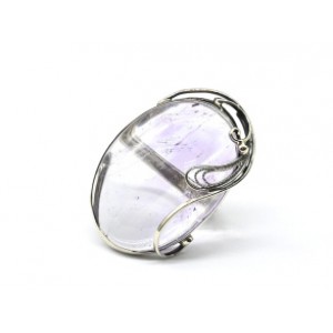 Кольцо аметист 26*38мм