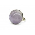 Кольцо с аметистом 20мм