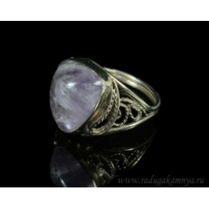 Кольцо аметист 12*16мм