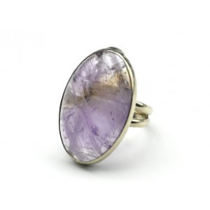 Кольцо аметрин "Овал" 22*34мм