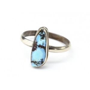 Кольцо с бирюзой " Грация " 17*16мм