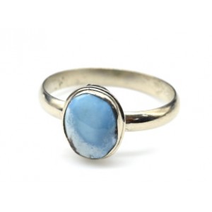 Кольцо с бирюзой " Овал " 8*10мм