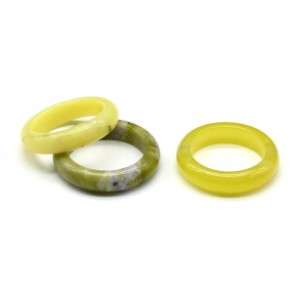 Кольцо из жадеита ширина 5-6мм