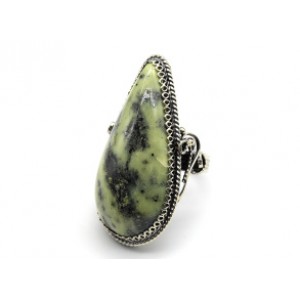 Кольцо змеевик " Капля " 21*40мм