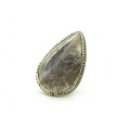 Кольцо солнечный камень " Капля " 27*42мм