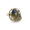 Кольцо с лабрадором 21*23мм