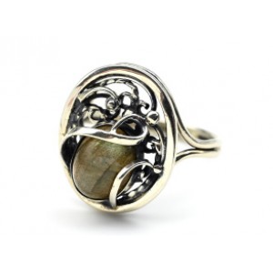 Кольцо лабрадор 16*19мм