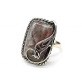 Кольцо солнечный камень 18*25мм Кольцо солнечный камень 18*25мм