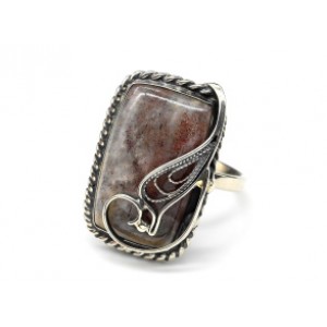 Кольцо солнечный камень 18*25мм Кольцо солнечный камень 18*25мм