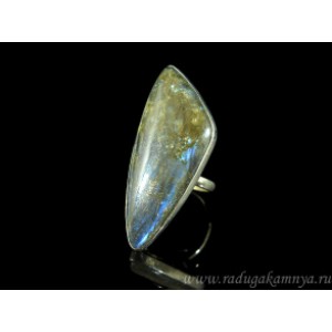 Кольцо с лабрадором " Грация " 19*45мм