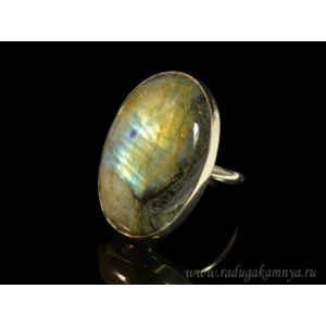 Кольцо с лабрадором овал 20*30мм Кольцо с лабрадором овал 20*30мм
