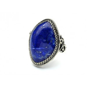 Кольцо лазурит "Грация" 21*29мм