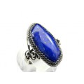 Кольцо лазурит "Грация" 17*30мм