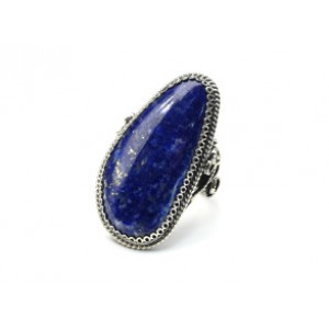 Кольцо лазурит "Грация" 18*35мм