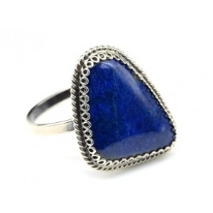 Кольцо лазурит " Грация " 18*24мм Кольцо лазурит " Грация " 18*24мм