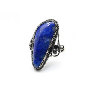 Кольцо лазурит "Грация" 15*32мм Кольцо лазурит "Грация" 15*32мм
