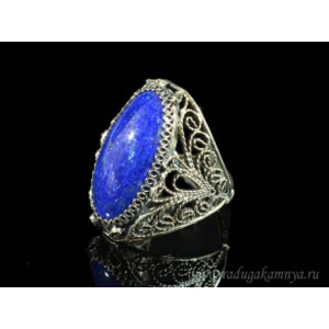Кольцо лазурит 16*29мм Кольцо лазурит 16*29мм