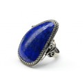 Кольцо лазурит "Грация" 21*34мм