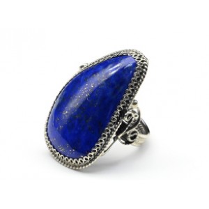 Кольцо лазурит "Грация" 21*34мм