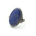 Кольцо лазурит 23*31мм Кольцо лазурит 23*31мм